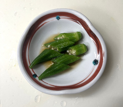 オクラの茹でびたし